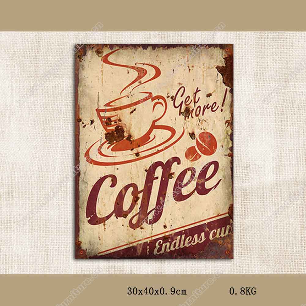 American retro diner coffee mural photos, retro 1950s diner classic MDF coffee and drink wall painting decoration,American 1950s retro diner decoration M-89073