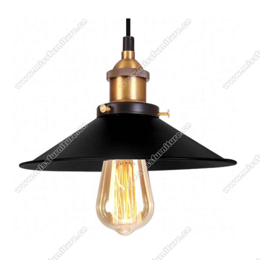 Black conic American 1950s retro diner iron pendant light 8936, retro restaurant/dining room conic black pendant lights
,American 1950s retro diner pendant lights M-89361