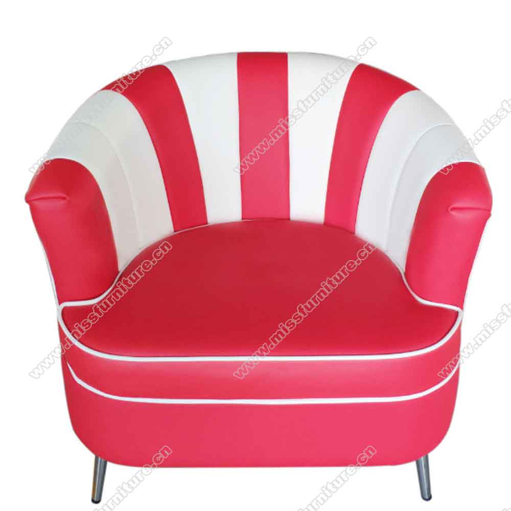 Red and white American retro diner Bel Air sofas seating, classic retro 1950s style kitchen gloss red leather Bel Air sofas, American 1950s retro diner Bel Air sofas M-8951