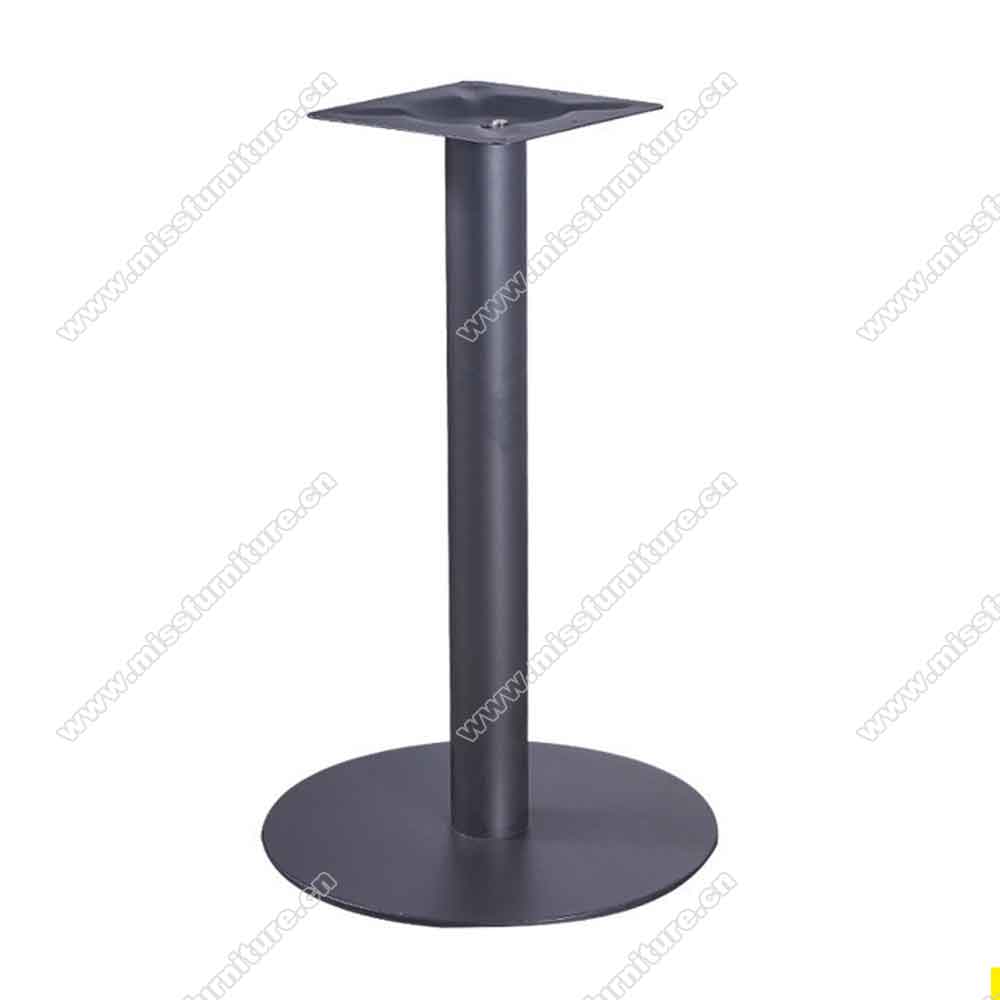 High quality iron round base retro diner table legs M8981, diameter 40/45cm black iron american 1950s retro diner table legs,American 1950s retro diner table legs M-89811